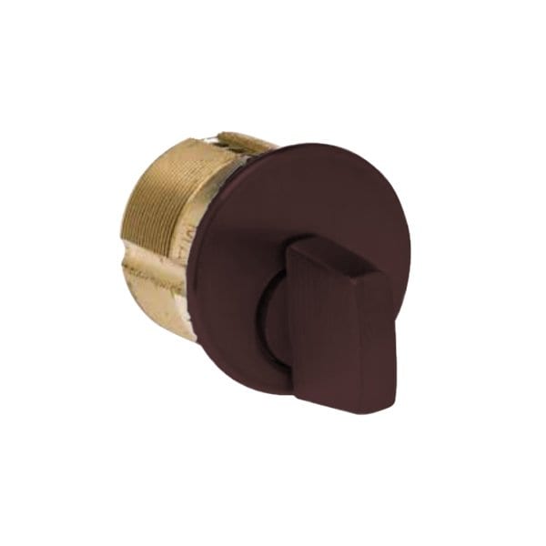 Ilco: 1"  Thumb-Turn Mortise Cylinder, Adams Rite Cam, Oil Rubbed Bronze